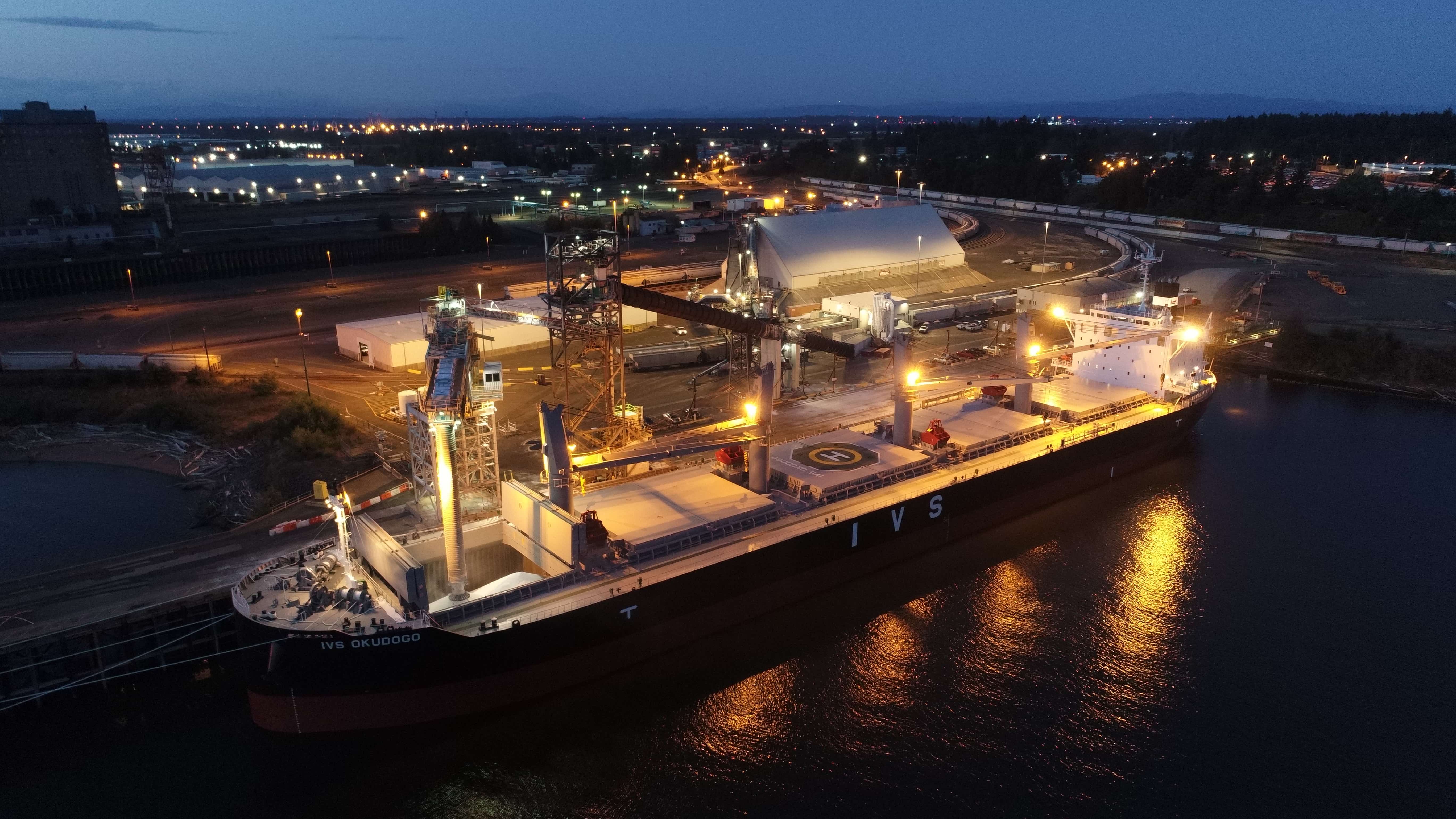 Aerial view of the Genesis Alkali plant